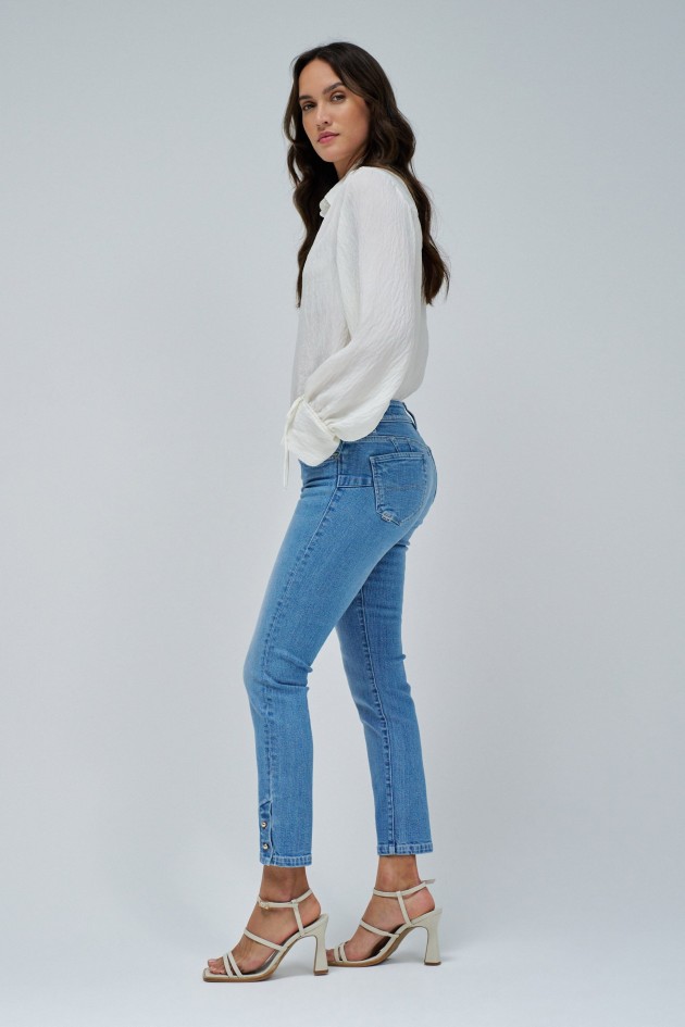 WONDER PUSH UP CROPPED SKINNY JEANS