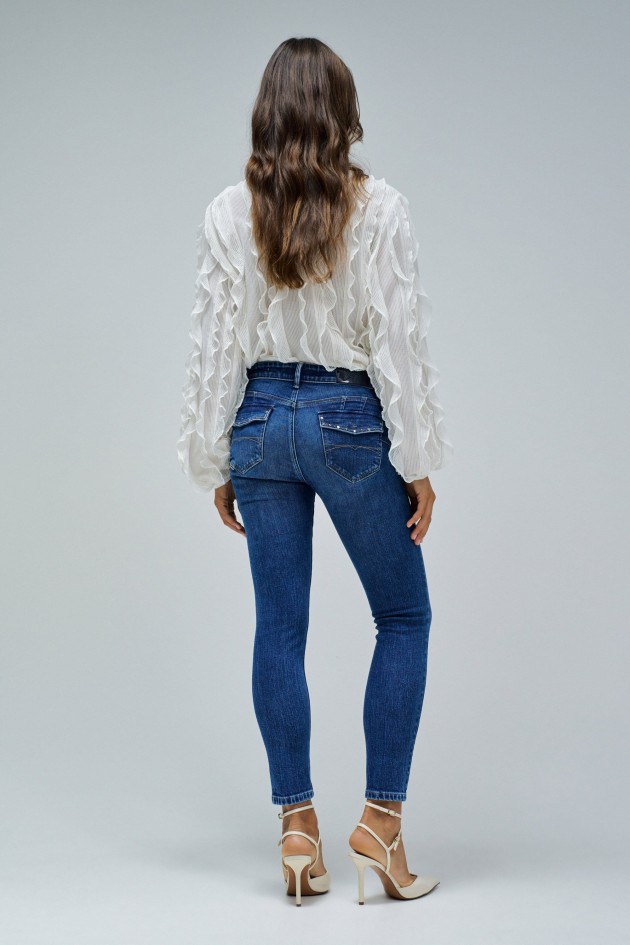 VAQUEROS WONDER PUSH UP CROPPED SKINNY