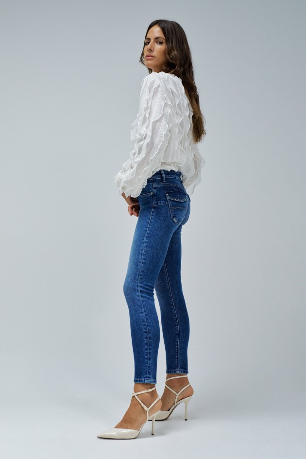 VAQUEROS WONDER PUSH UP CROPPED SKINNY
