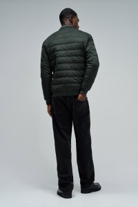 CASACO PUFFER EM SUEDE CASACO PUFFER EM SUEDE