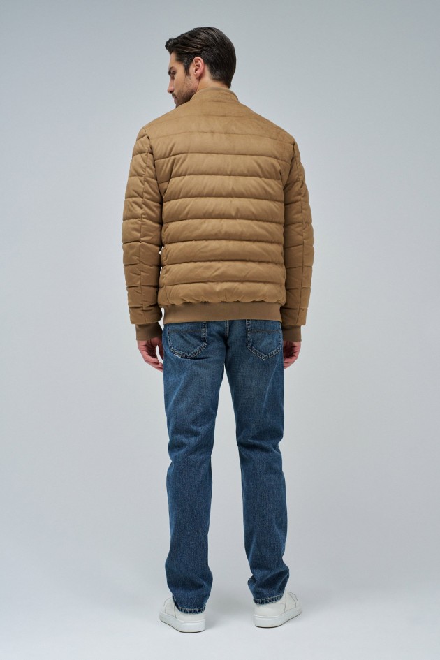 PUFFER JACKET IN SUEDE