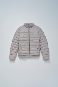 CHAQUETA ACOLCHADA EFECTO PIEL