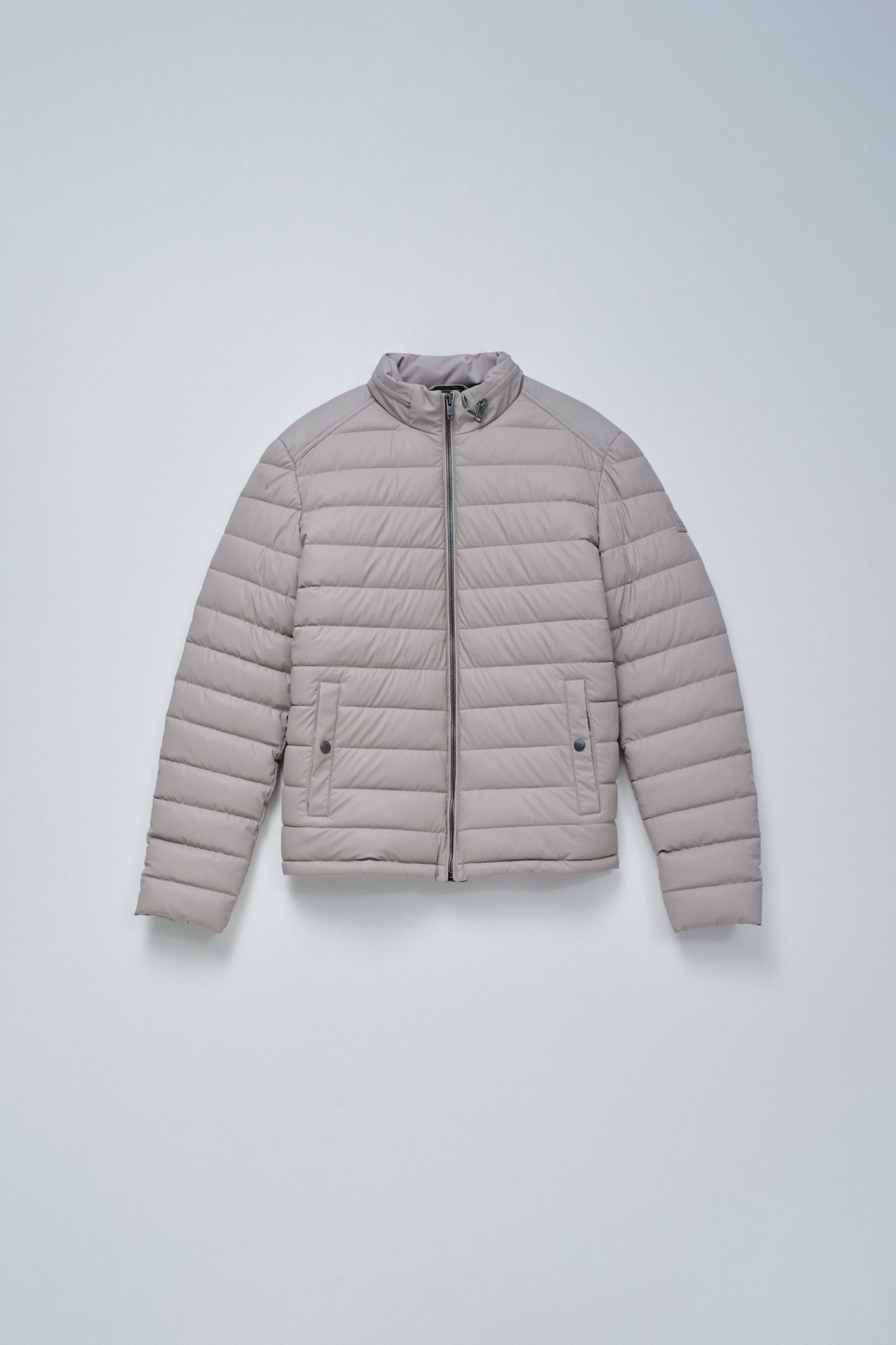 CHAQUETA ACOLCHADA EFECTO PIEL