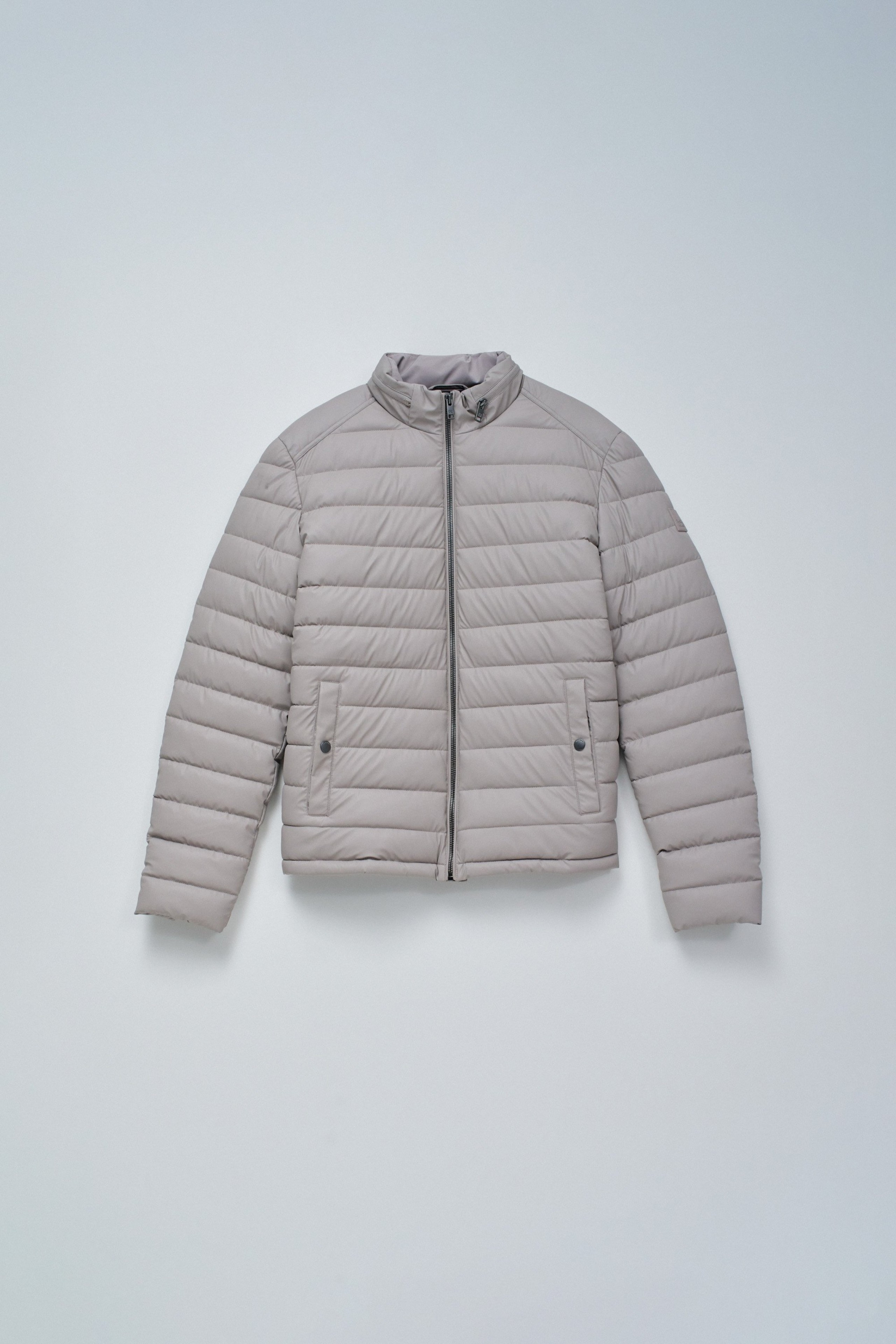 CHAQUETA ACOLCHADA EFECTO PIEL