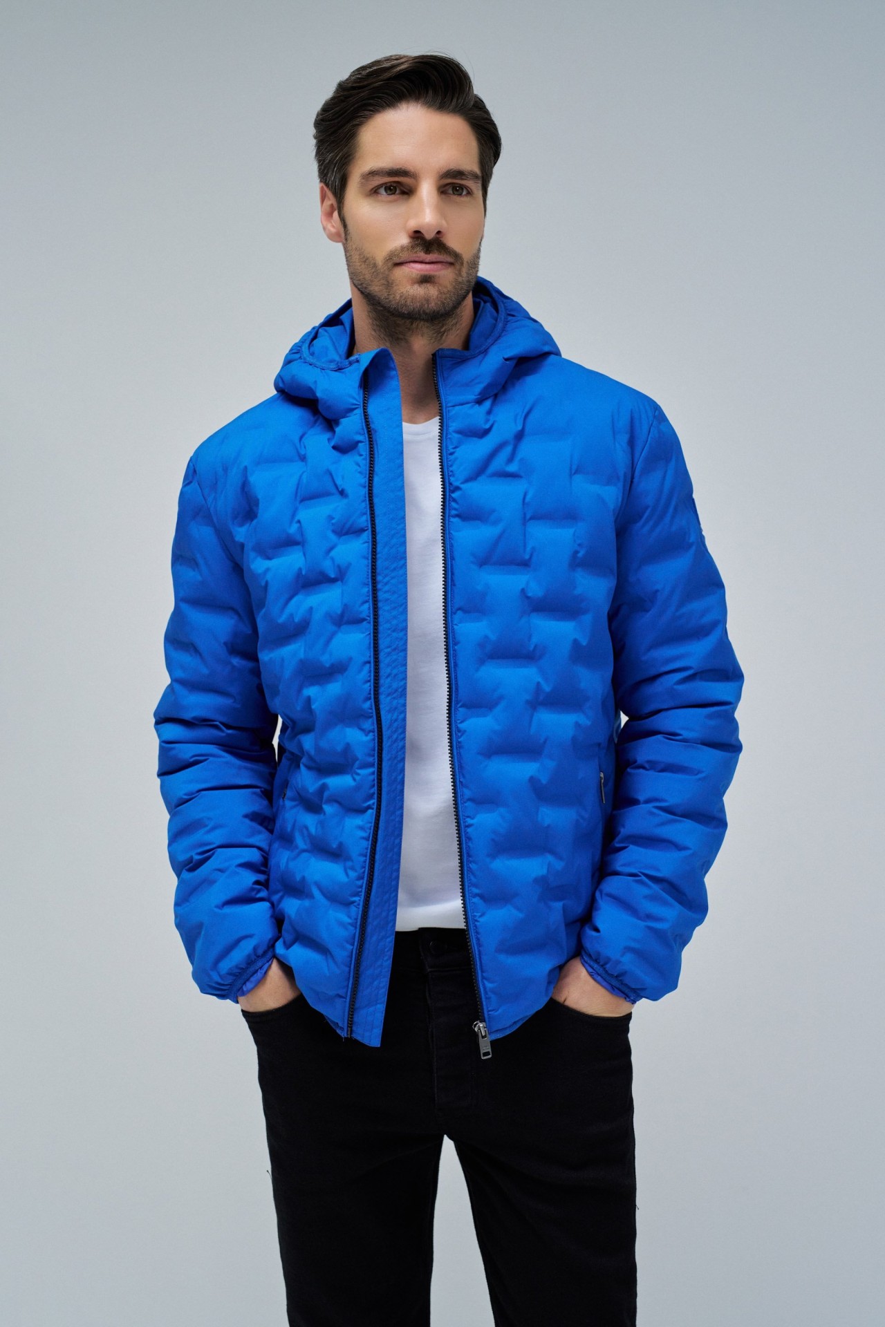 CASACO PUFFER COM BOLSOS