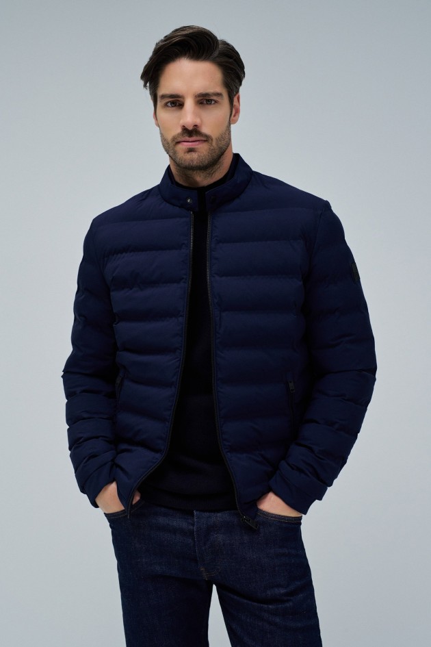 CASACO PUFFER COM BOLSOS