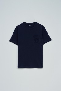 T-SHIRT MIT PR�GUNG DES MARKENLOGOS
