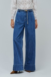 PANTALONES PALAZZO EN LIGHTDENIM PANTALONES PALAZZO EN LIGHTDENIM