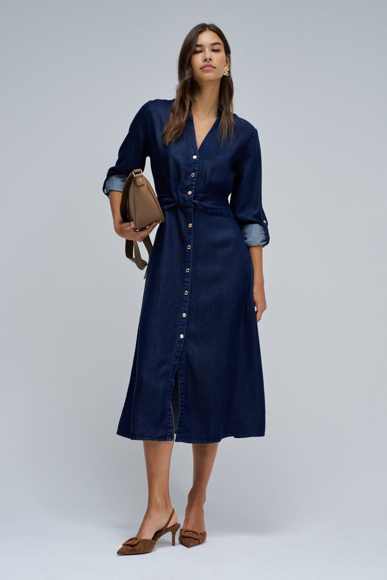 VESTIDO EM LIGHTDENIM