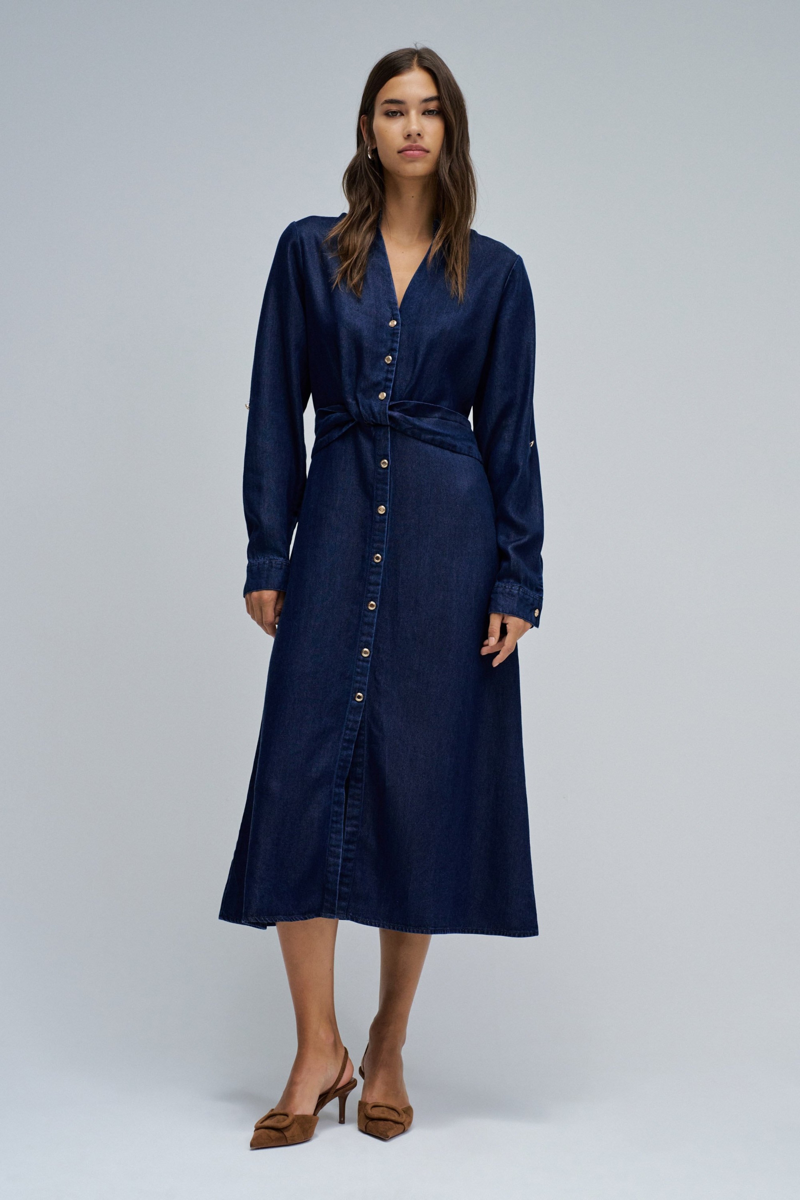 VESTIDO EM LIGHTDENIM