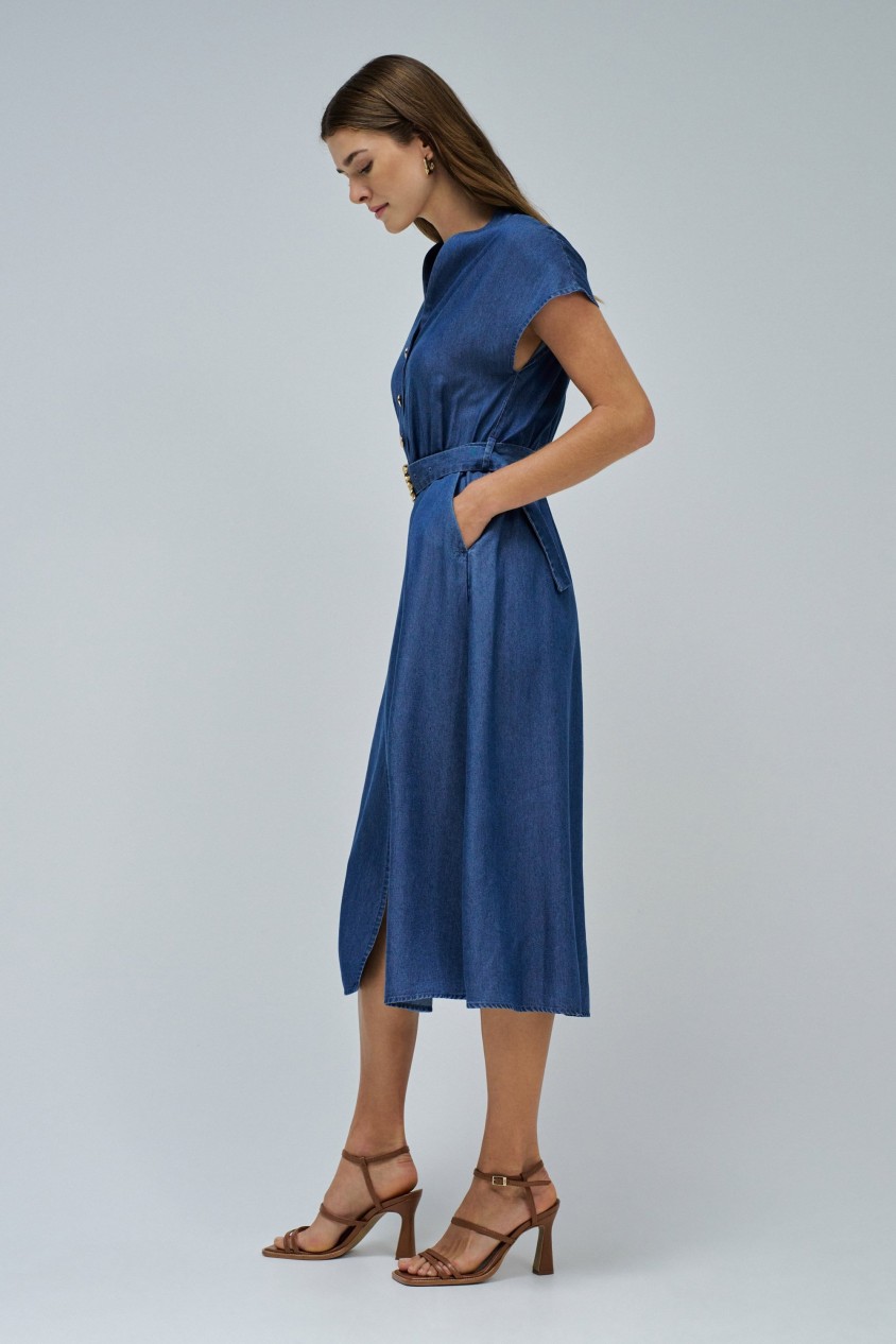salsa denim dress Jeans 21010311 Short Sleeve Blue S Woman Salsa brand Jamie Erdahl: Insights from antla_in_funnel_2458 Fresh and delicate Color:Custom Color(leave a note)