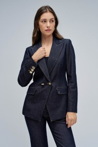 BLAZER EM DENIM