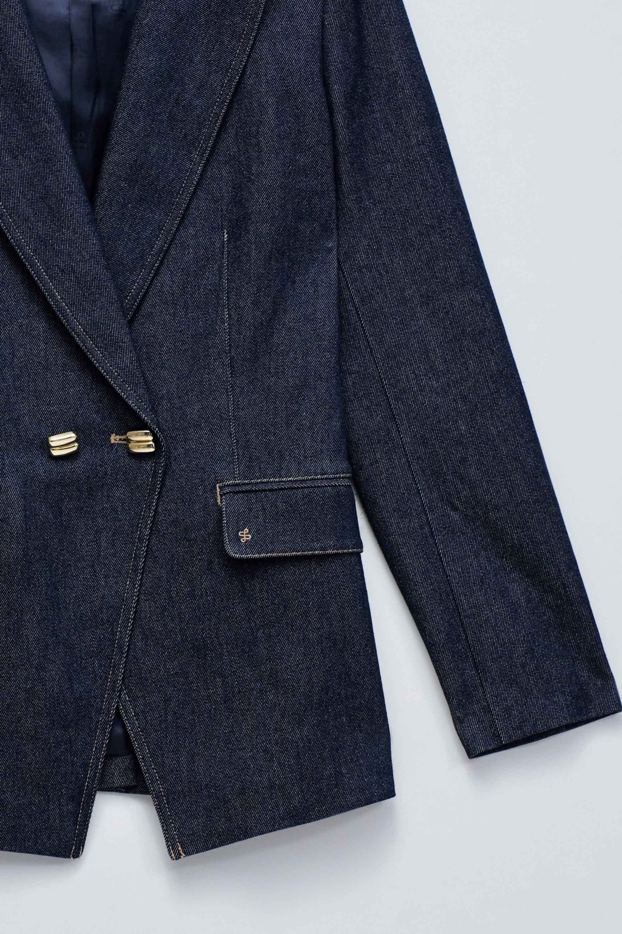 BLAZER EM DENIM