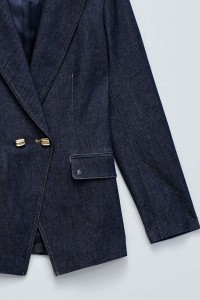 BLAZER EM DENIM