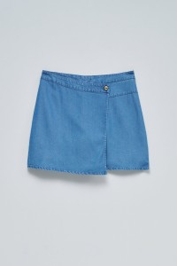 SKORT EM LIGHTDENIM SKORT EM LIGHTDENIM