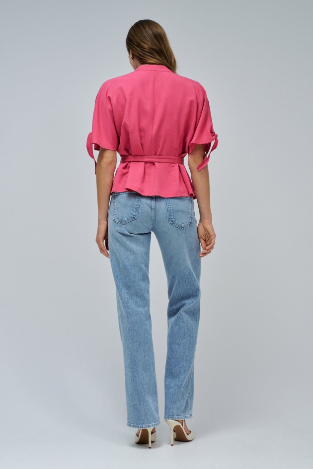 BLUSA EN LIGHTDENIM