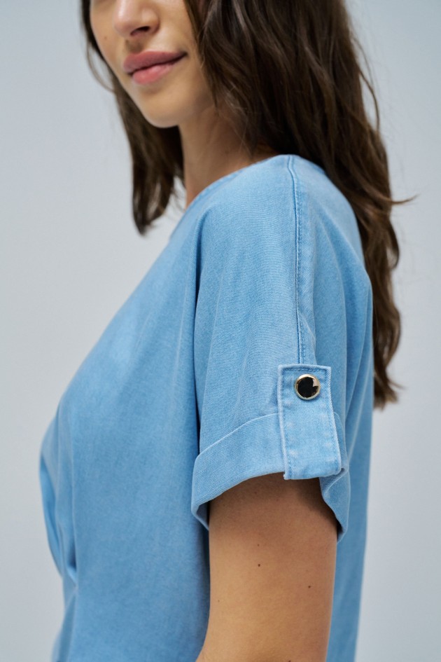 LIGHTDENIM BLOUSE