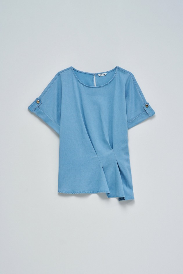 LIGHTDENIM BLOUSE