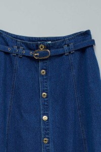 MIDI DENIM SKIRT