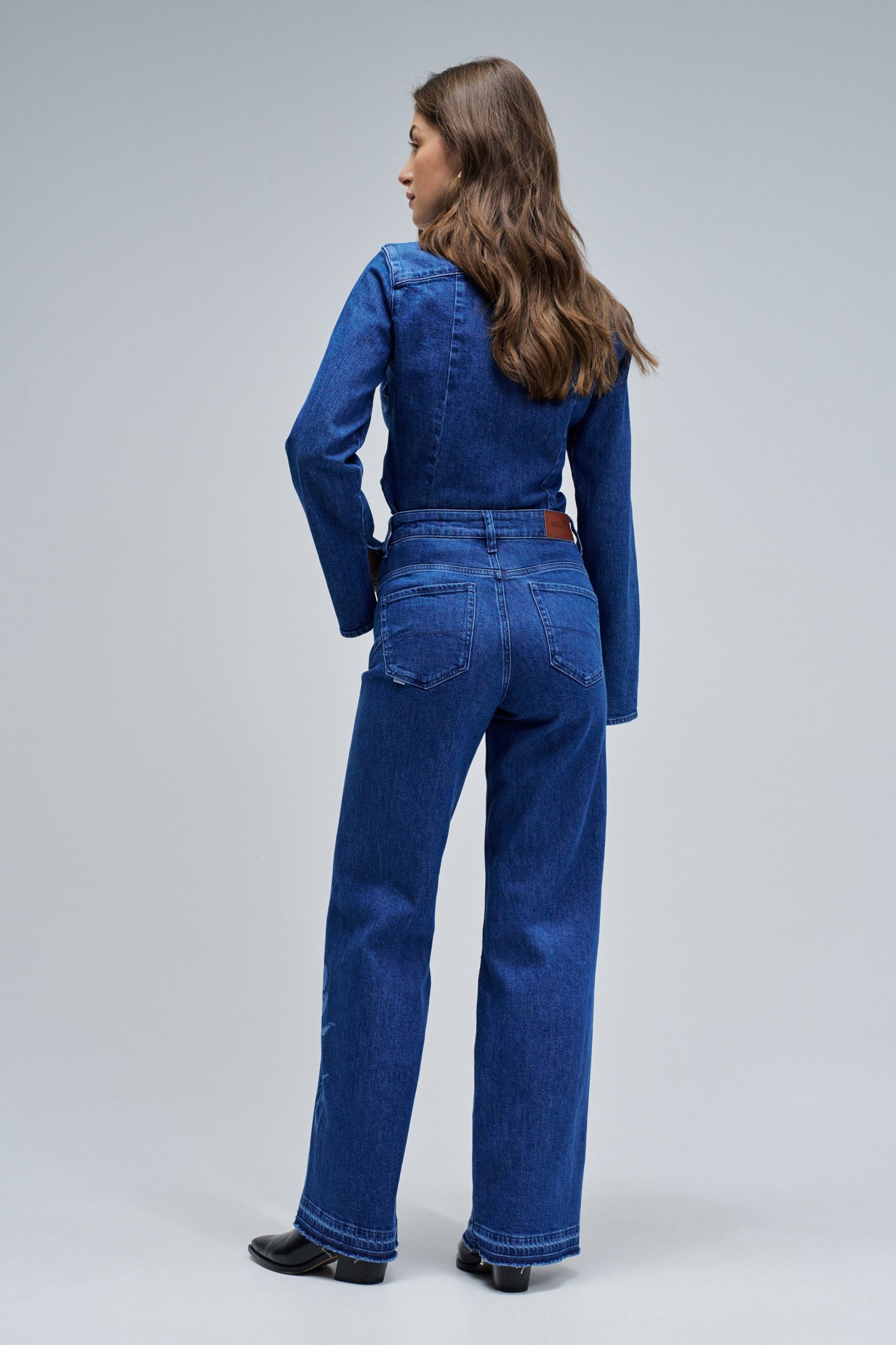 FAITH PUSH IN WIDE JEANS