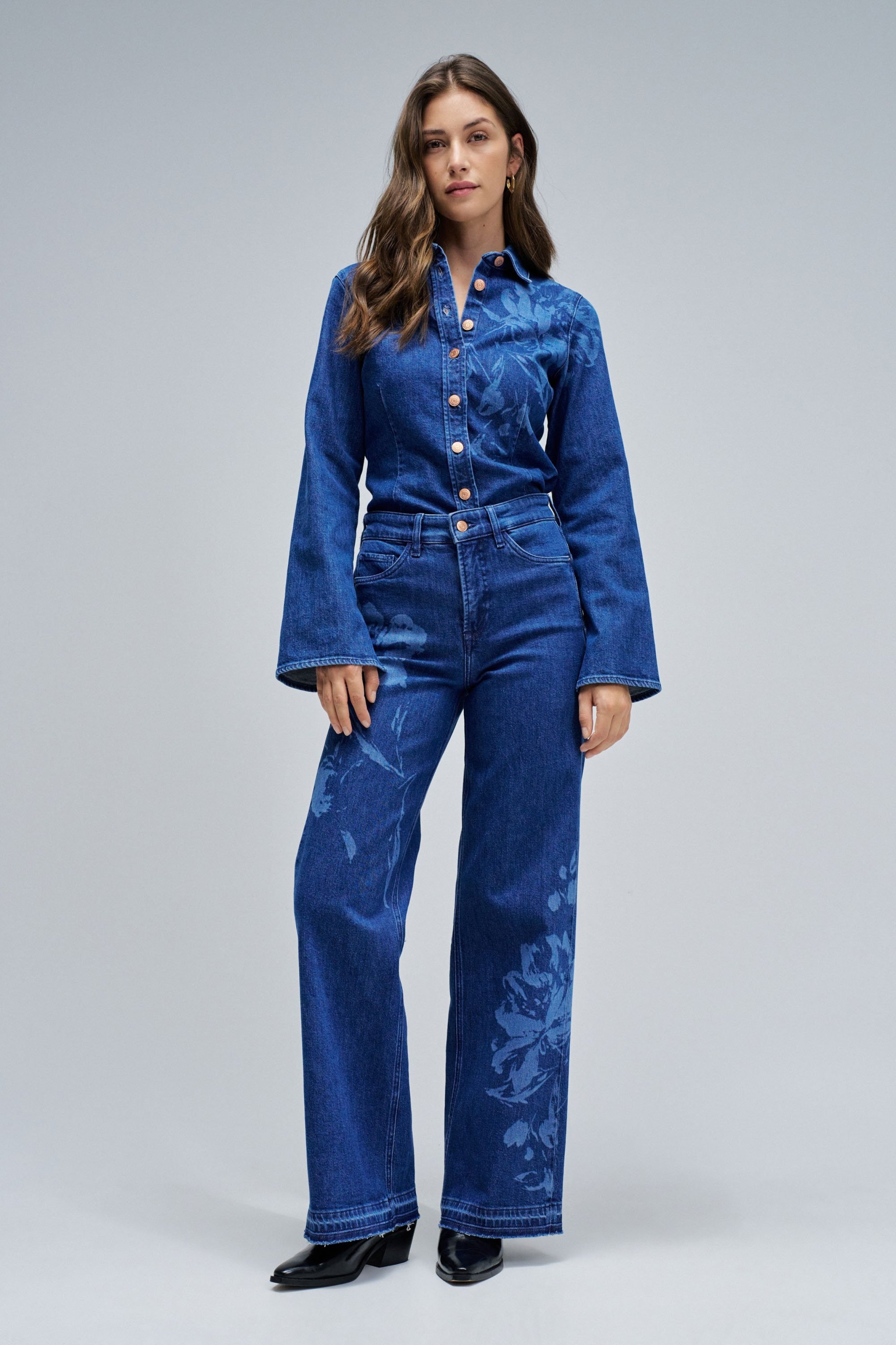 FAITH PUSH IN WIDE JEANS