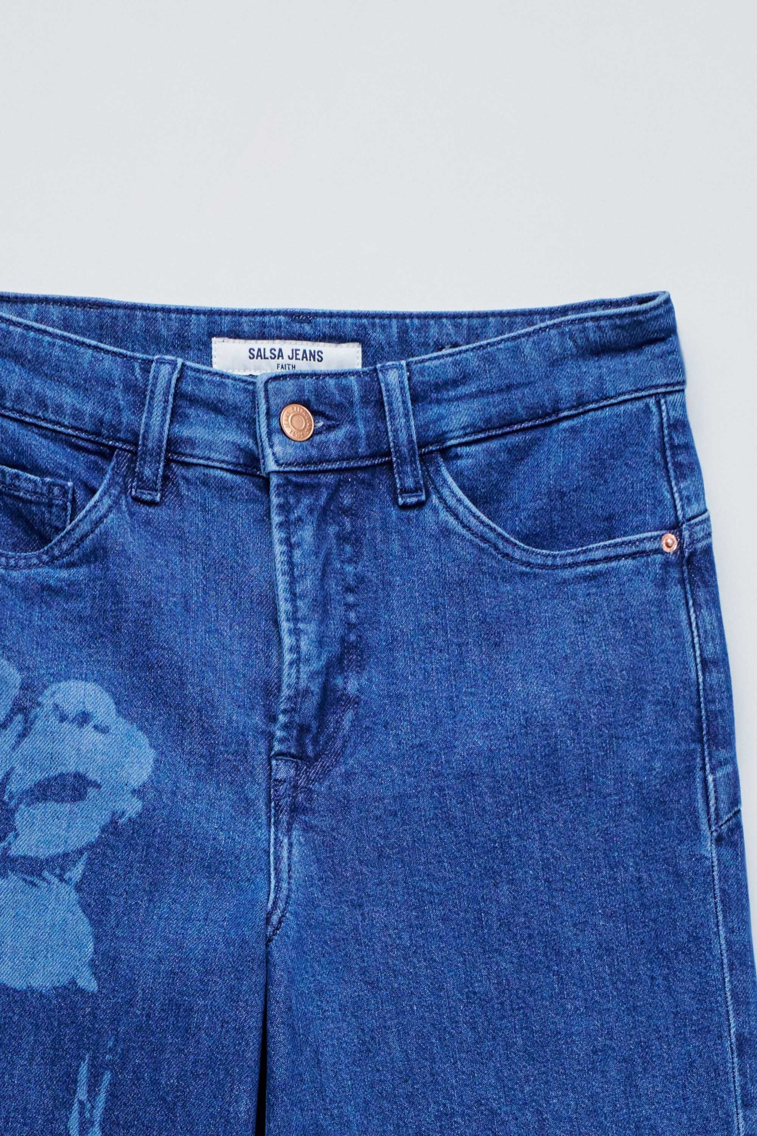 FAITH PUSH IN WIDE JEANS