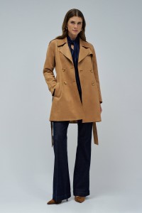 SUEDE TRENCH COAT