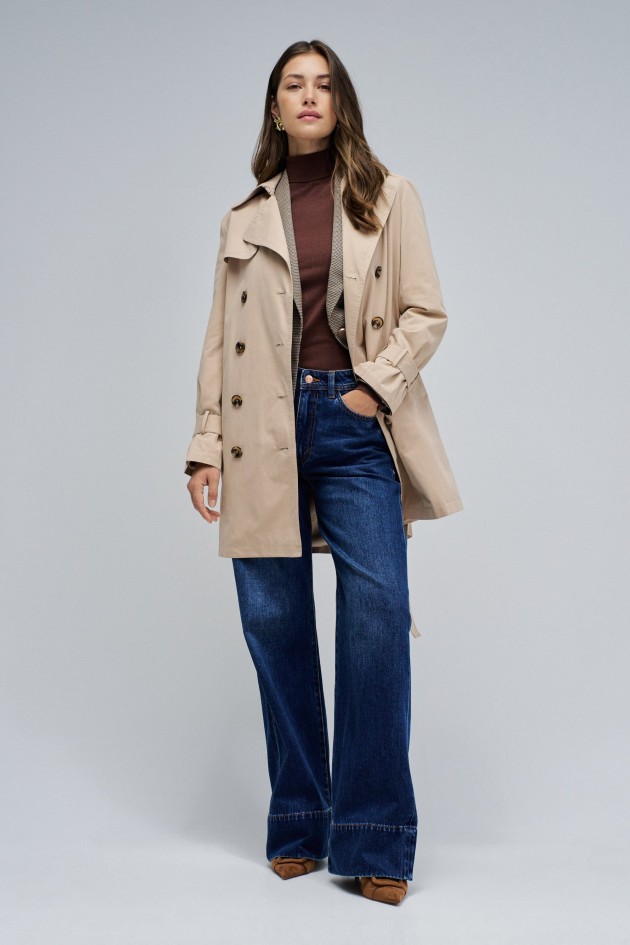 GABARDINA CON CINTURÓN