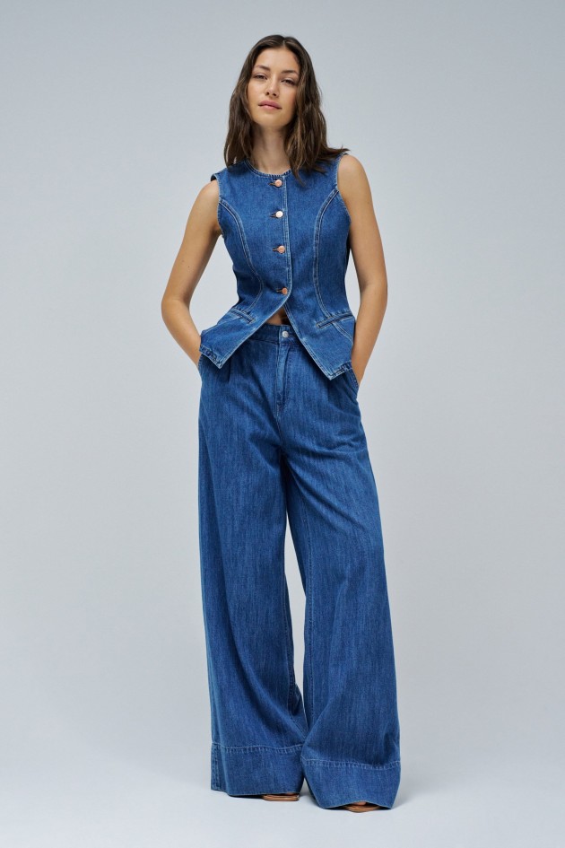 COLETE EM DENIM