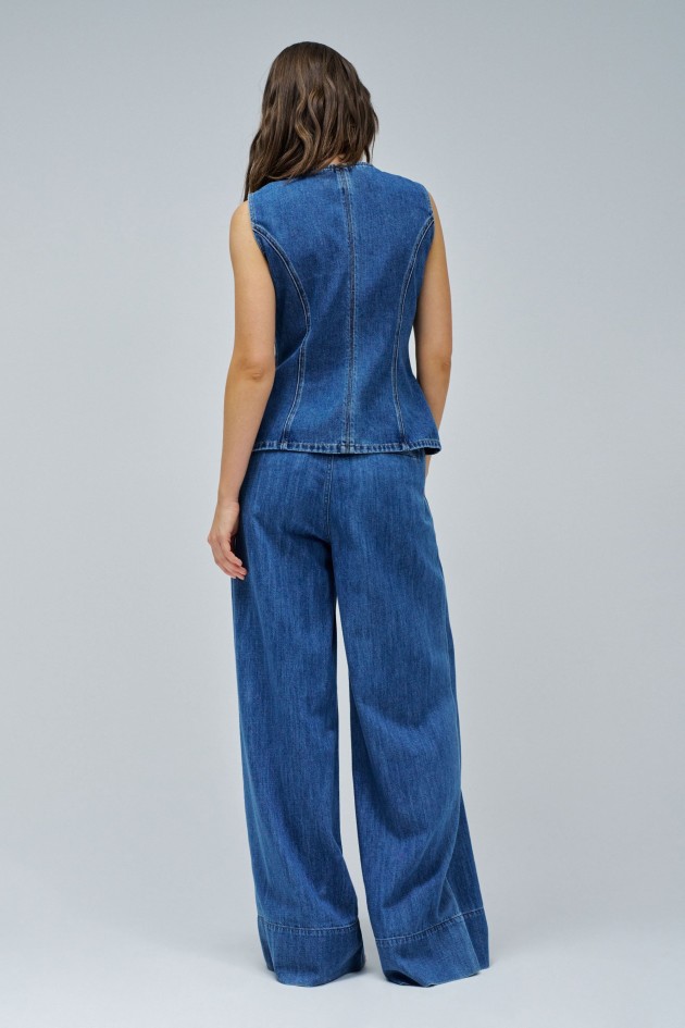 COLETE EM DENIM