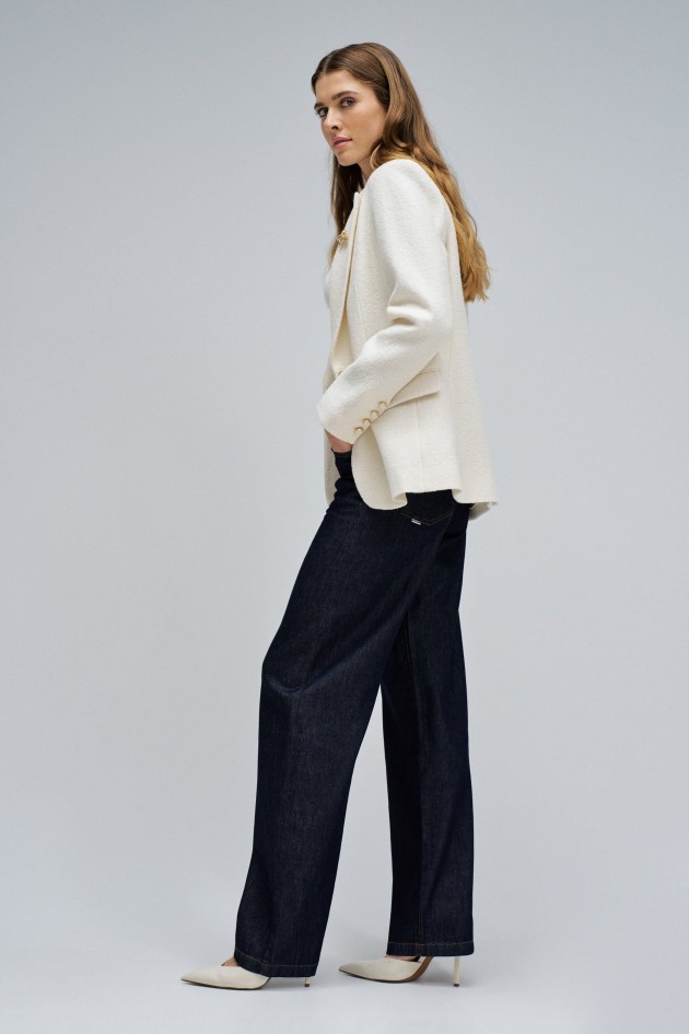 BLAZER TEXTURÉ EN LAINE