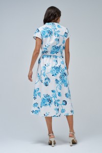 SHIRT DRESS WITH FLORAL PRINT SHIRT DRESS WITH FLORAL PRINT