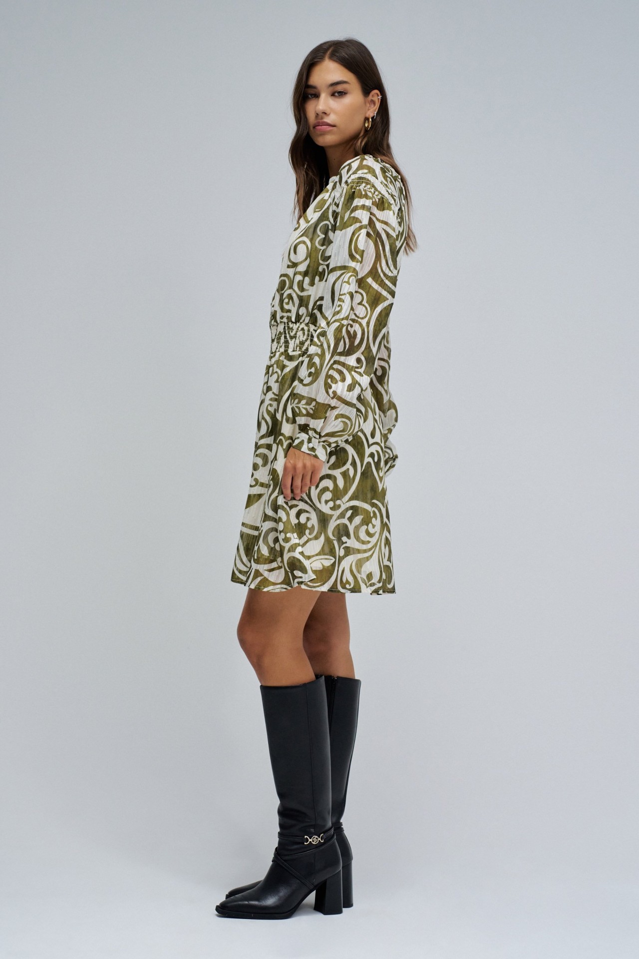 VESTIDO ESTAMPADO CURTO