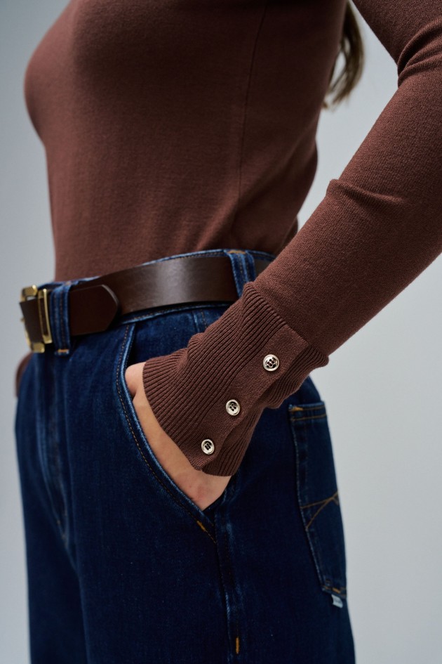 HOHER HALS PULLOVER