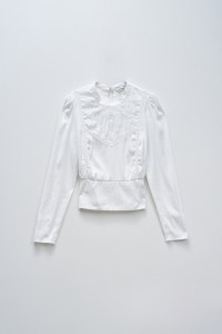 BESTICKTE BLUSE