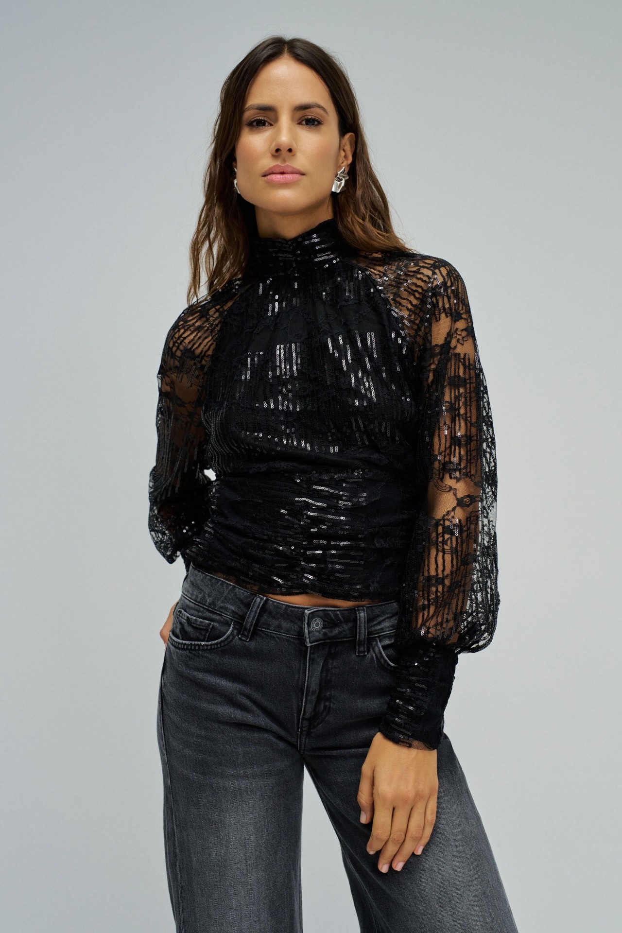 PAILLETTEN TOP