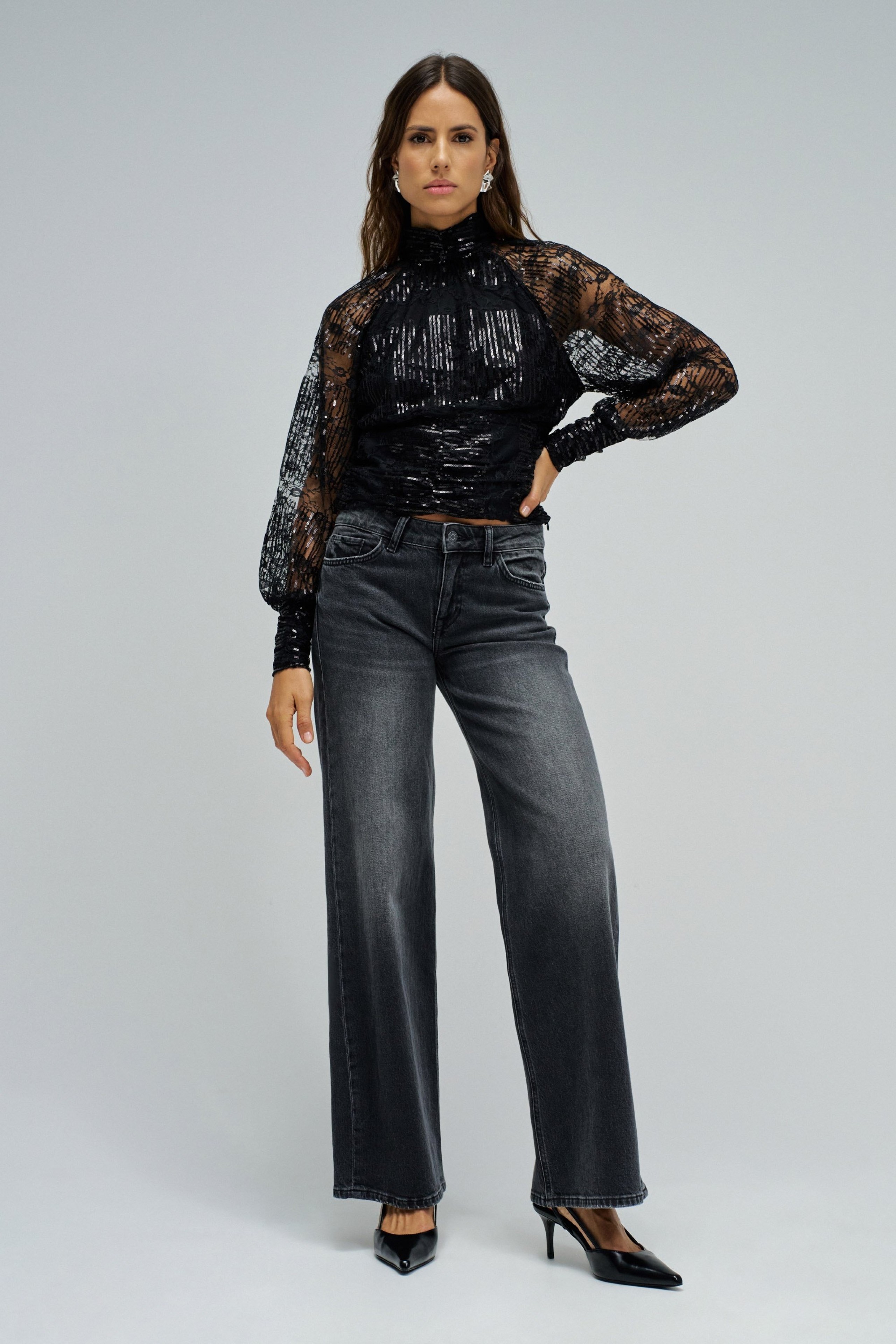 PAILLETTEN TOP