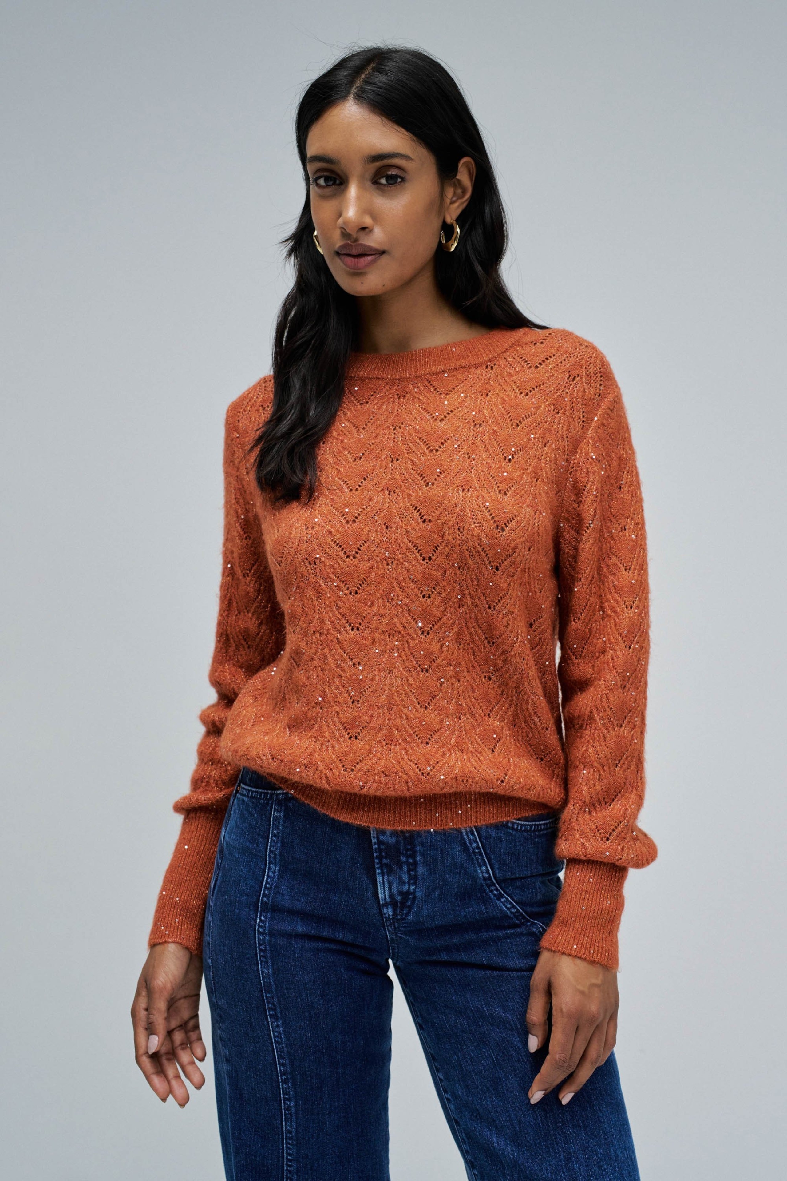 WOLLE UND MOHAIR-PULLOVER