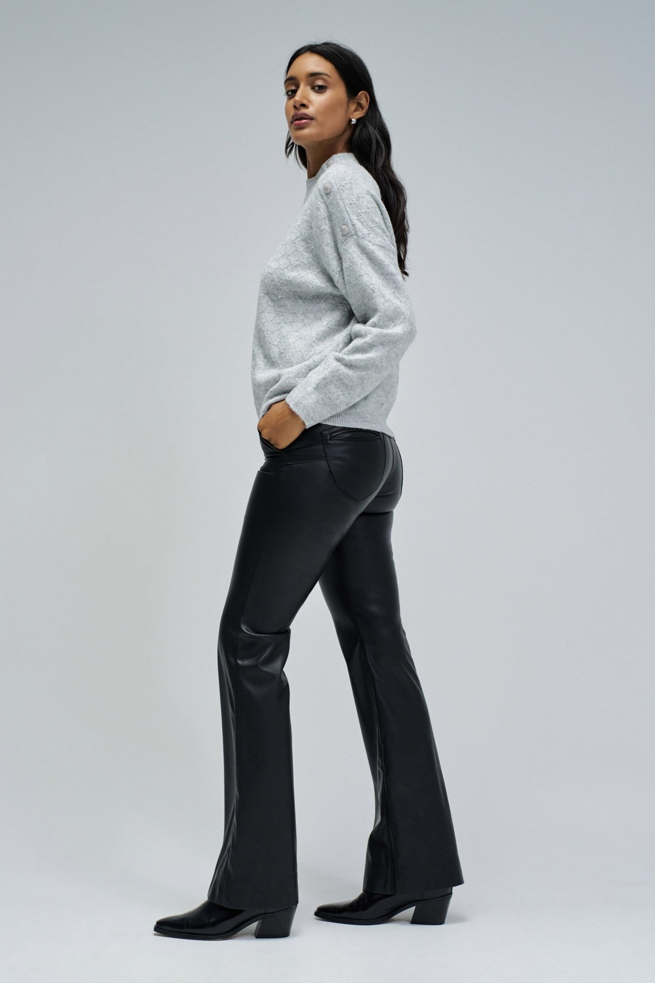 CAMISOLA DE MALHA COM LUREX