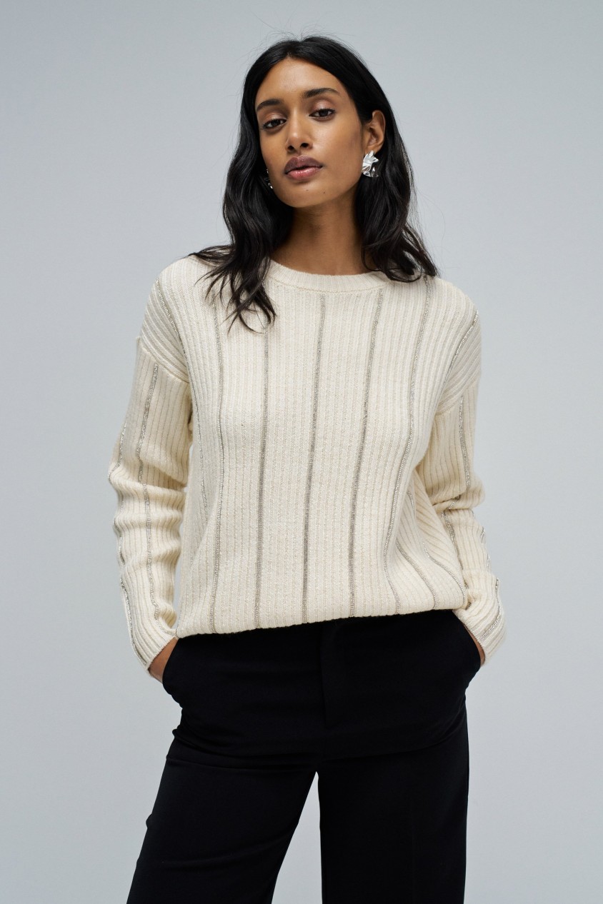 WOOL KNIT SWEATER