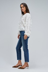 BLUSA COM FOLHOS