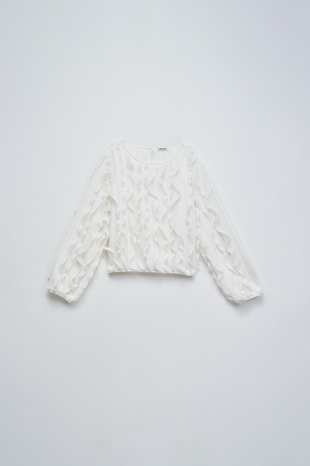 BLUSA COM FOLHOS