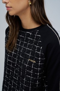 SWEATSHIRT IN TWEED
