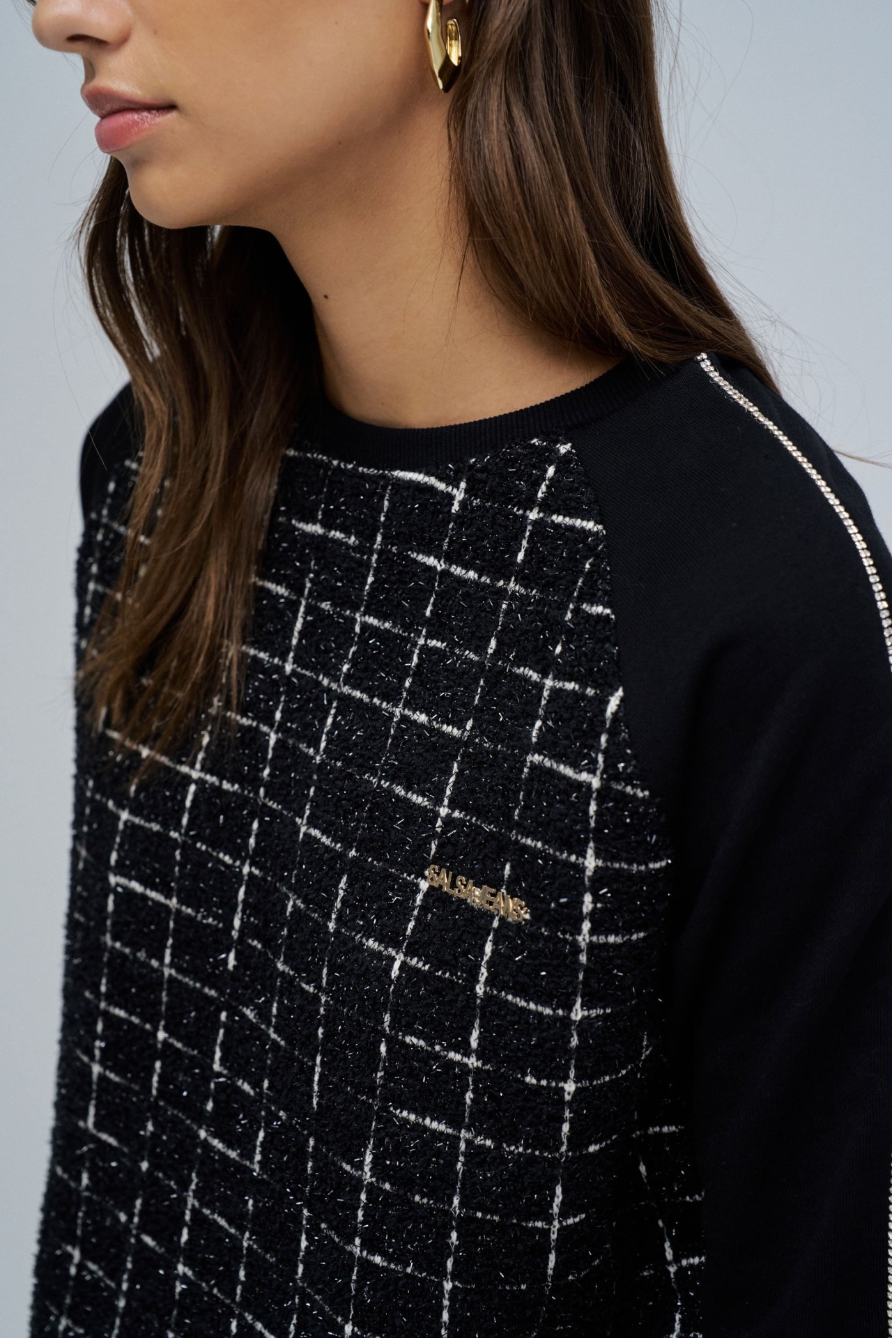 SWEATSHIRT IN TWEED