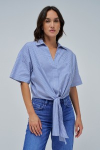 BLUSA COM LAÇO NA BAINHA BLUSA COM LAÇO NA BAINHA