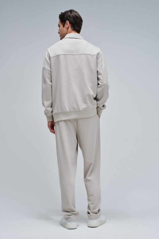 SWEATSHIRT WITH HALF ZIP