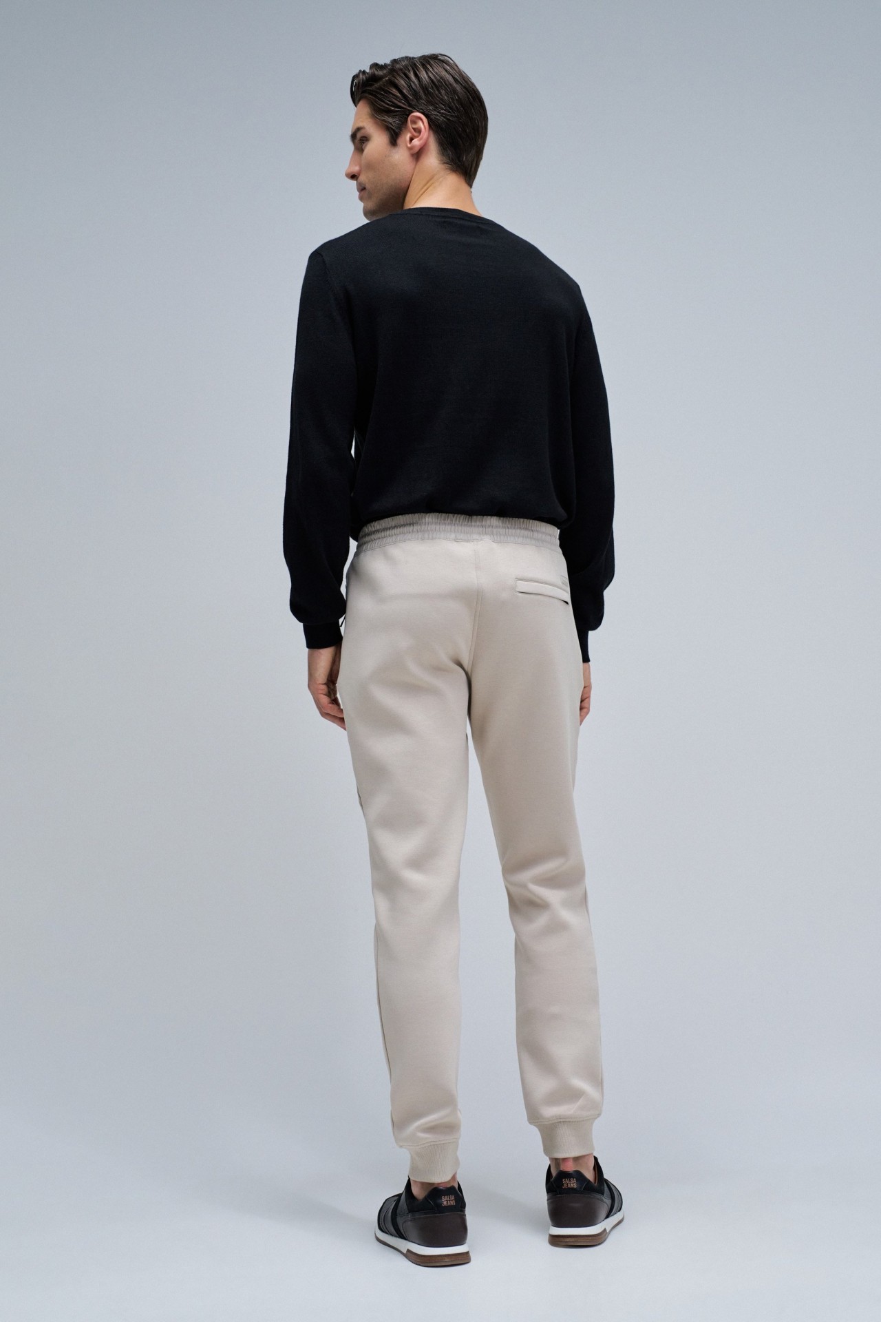 PANTALONES JOGGERS SLIM FIT DE PUNTO