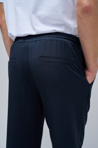 SLIM FIT JOGGERS TROUSERS IN FABRIC