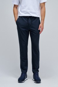 SLIM FIT JOGGERS TROUSERS IN FABRIC