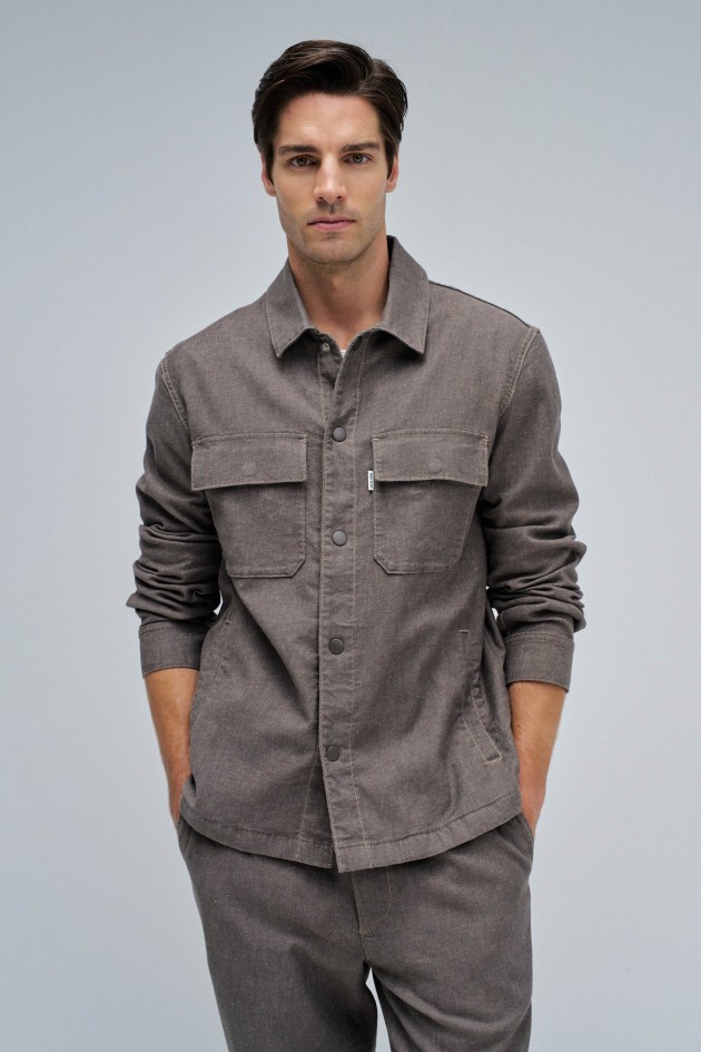 SOBRECAMISA COM LINHO